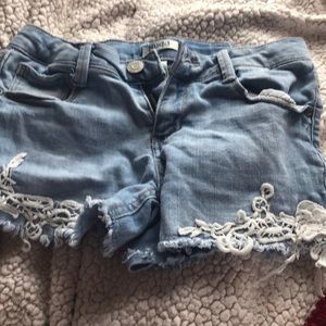 Kids jean shorts
